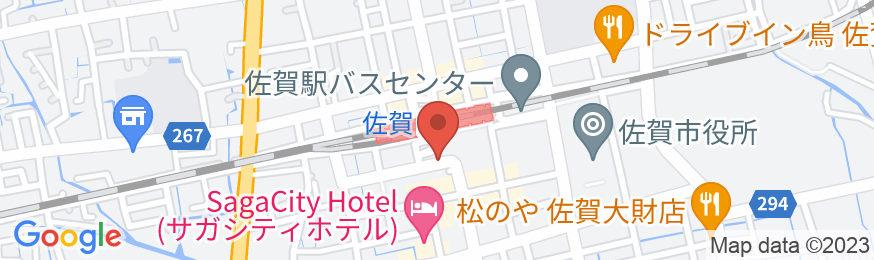 ホテルルートイン佐賀駅前の地図