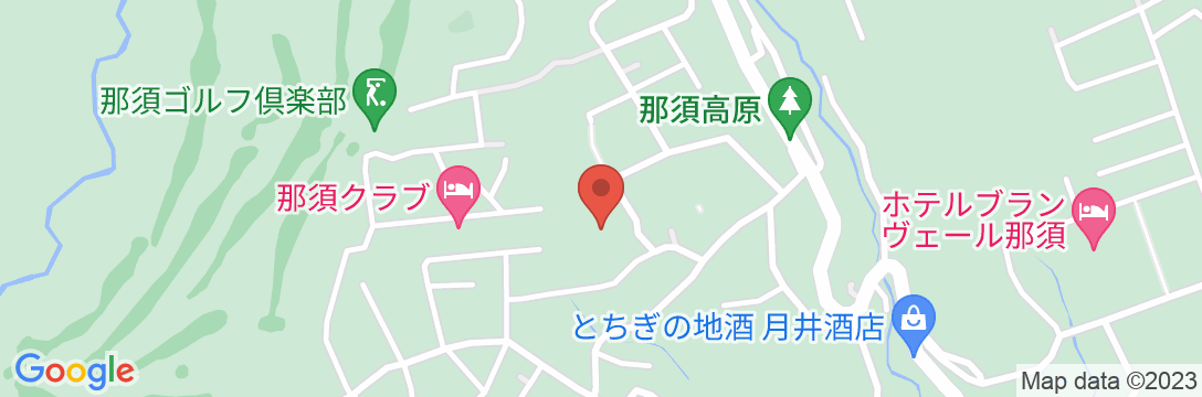 フォートリート+那須高原(旧 那須湯本温泉 ホテルビューパレス)の地図