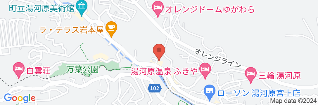 岩亀荘の地図
