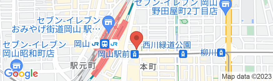 ダイワロイネットホテル岡山駅前の地図