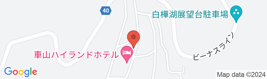 車山リゾートホテル ギャラクシーの地図