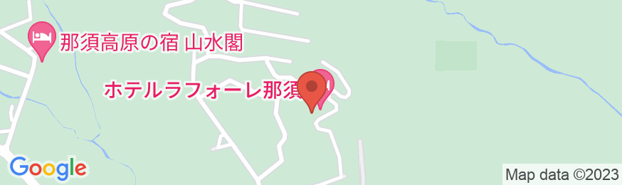 ホテルラフォーレ那須の地図