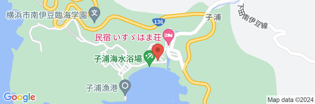 海鮮の宿 かまや<静岡県>の地図