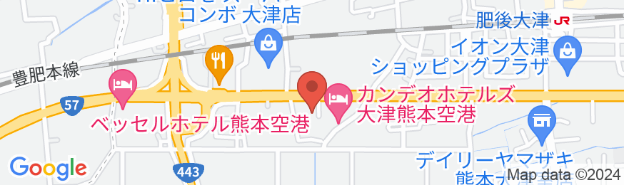 CANDEO HOTELS(カンデオホテルズ)大津熊本空港の地図