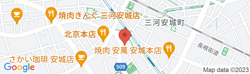ABホテル 三河安城 南館の地図