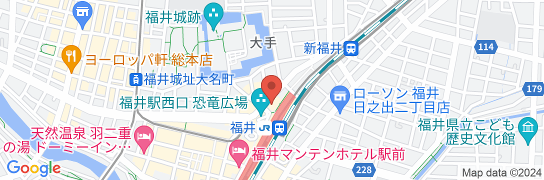 東横INN福井駅前の地図