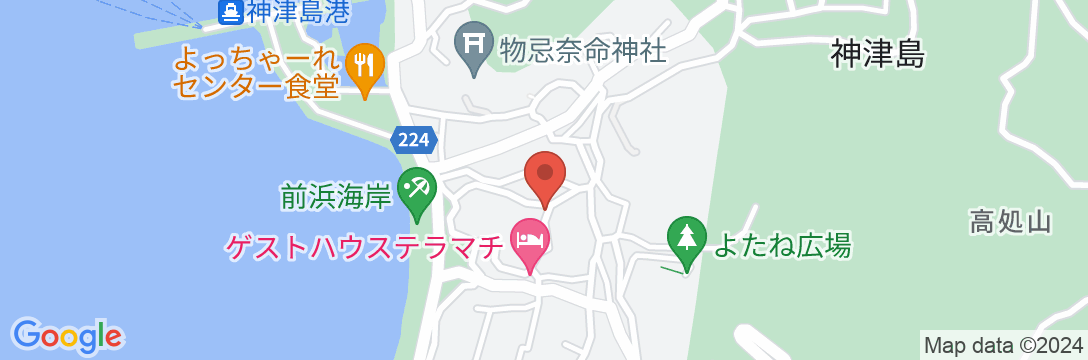 民宿 よそうべえ <神津島>の地図