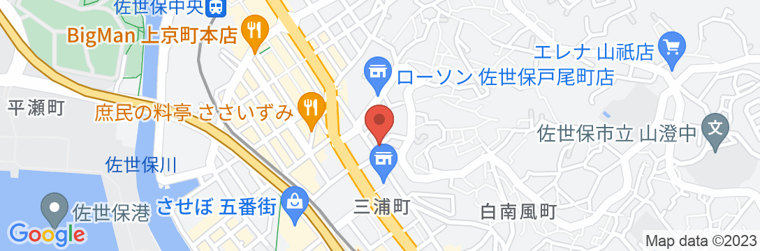 ビジネス 金子ホテルの地図