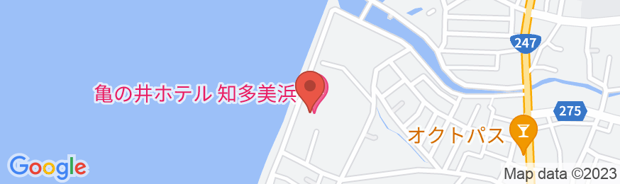亀の井ホテル 知多美浜の地図