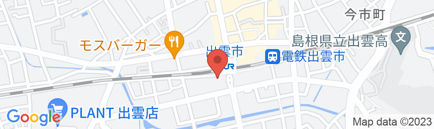 スーパーホテル出雲駅前の地図