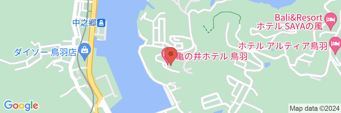 亀の井ホテル 鳥羽の地図