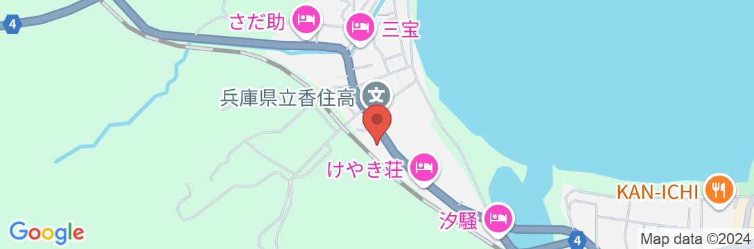 香住 旅の庵 大吉の地図