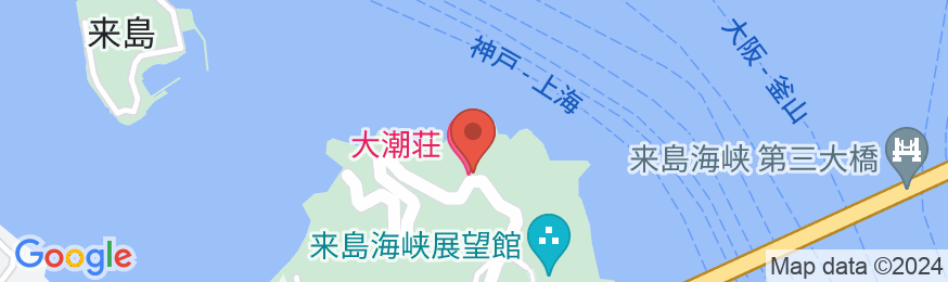 大潮荘の地図