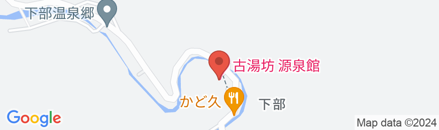 古湯坊 源泉館の地図