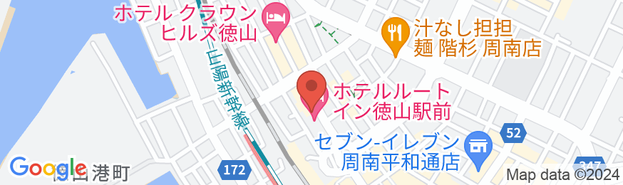 ホテルルートイン徳山駅前の地図
