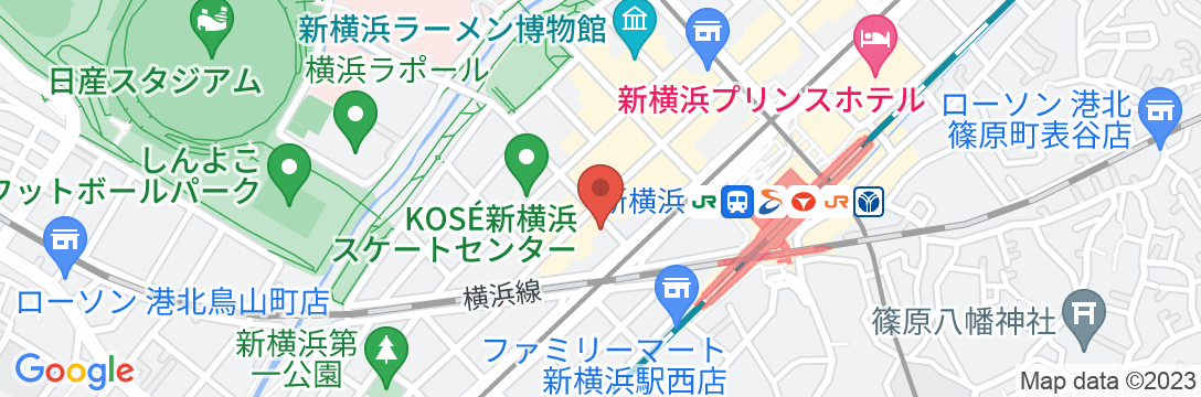 東横INN新横浜駅前本館の地図
