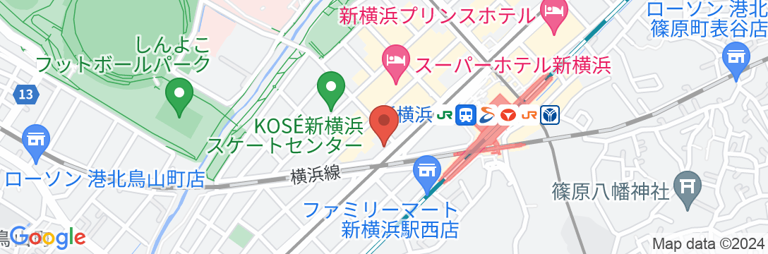 東横INN新横浜駅前新館の地図