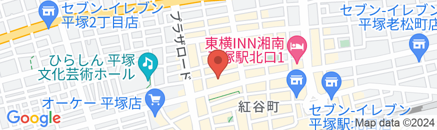 3S HOTEL HIRATSUKAの地図