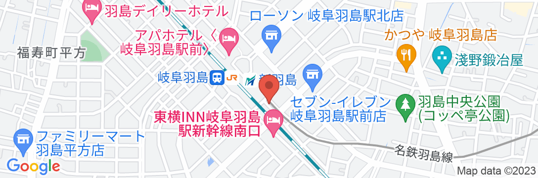 ウィークリー翔岐阜羽島ホステルの地図