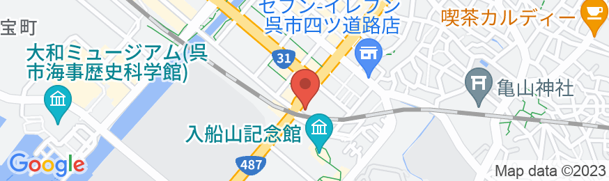 ビジネスホテル 三島の地図