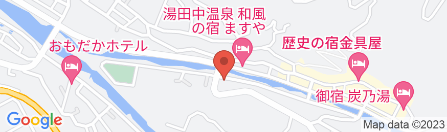 湯田中温泉 ひなの宿 安楽荘の地図