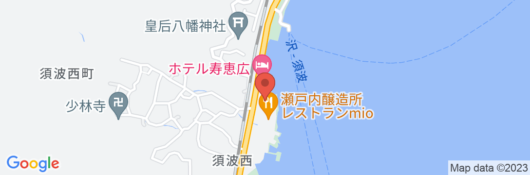 ホテル寿恵広の地図