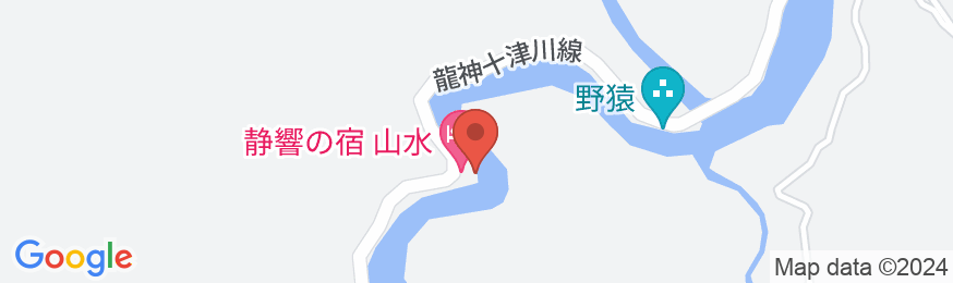 十津川温泉 静響の宿 山水の地図