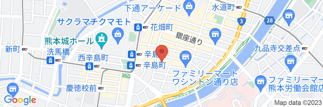 リッチモンドホテル熊本新市街の地図