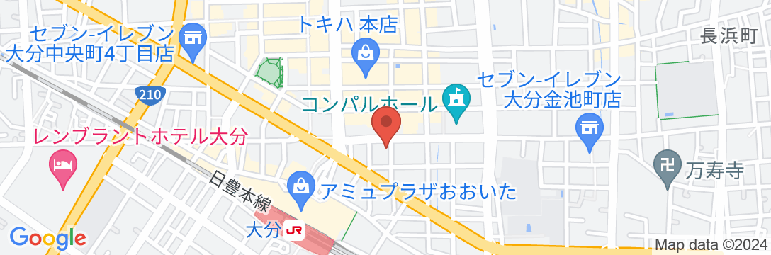 東横INN大分駅前の地図