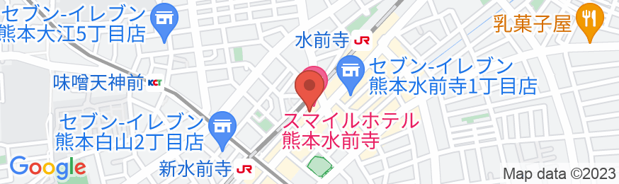 スマイルホテル熊本水前寺の地図