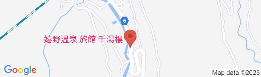 嬉野温泉 風の宿 旅館 千湯樓(せんとうろう)の地図