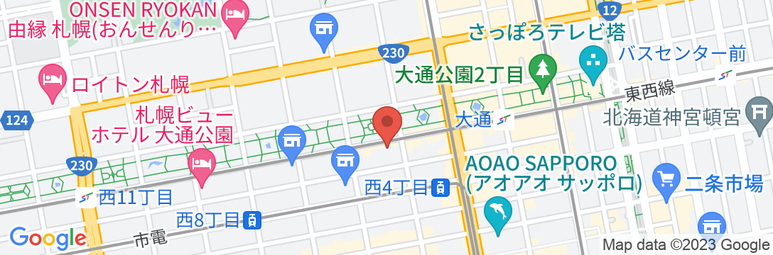 ホテルリソルトリニティ札幌の地図