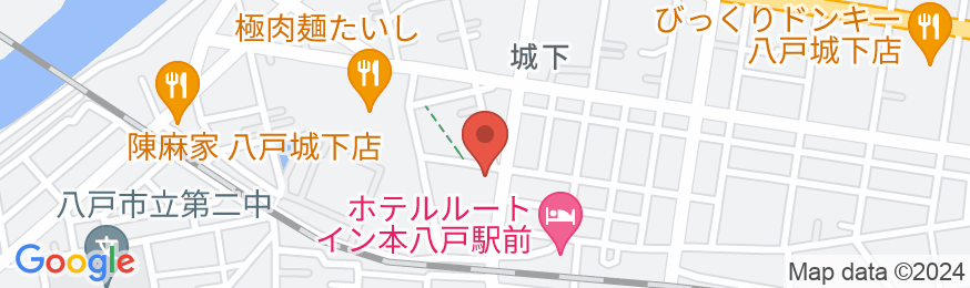 ホテルパールシティ八戸の地図