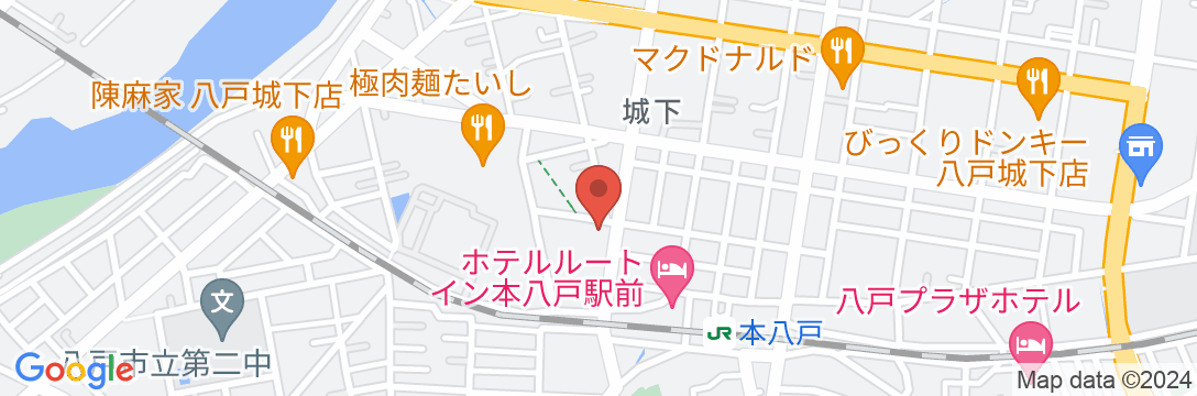 ホテルパールシティ八戸の地図