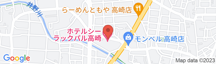 ホテル シーラックパル高崎の地図
