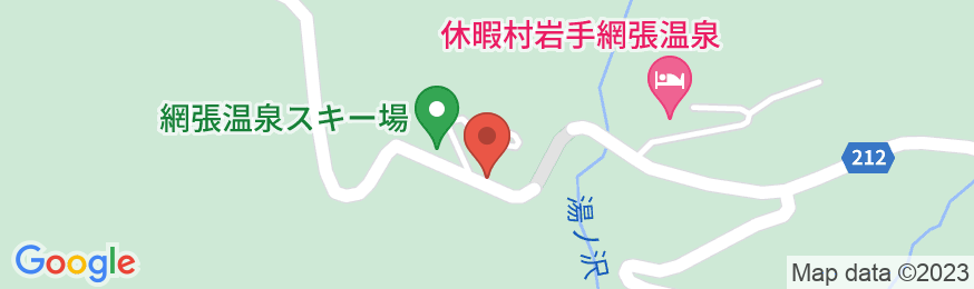 休暇村 岩手網張温泉の地図