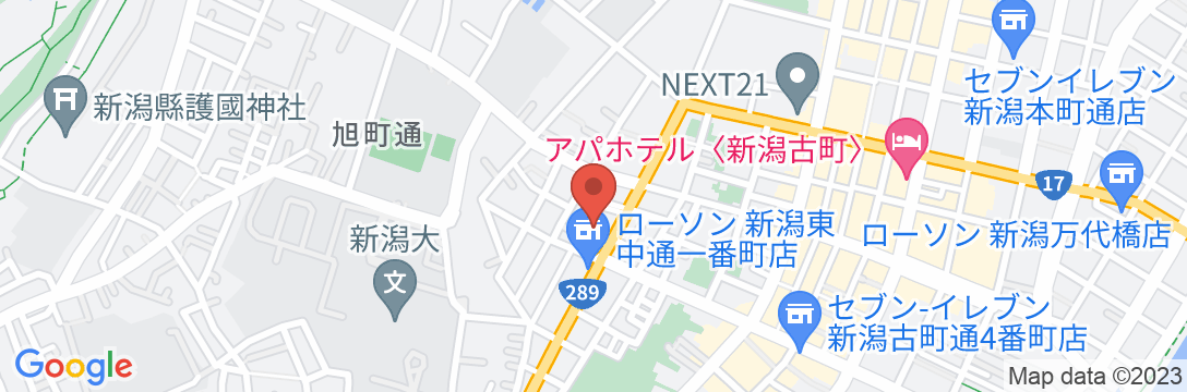アパホテル〈新潟東中通〉の地図