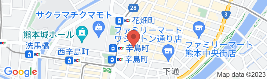 コンフォートホテル熊本新市街の地図