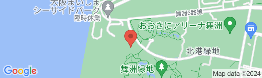 大阪リゾート ホテル・ロッジ舞洲の地図