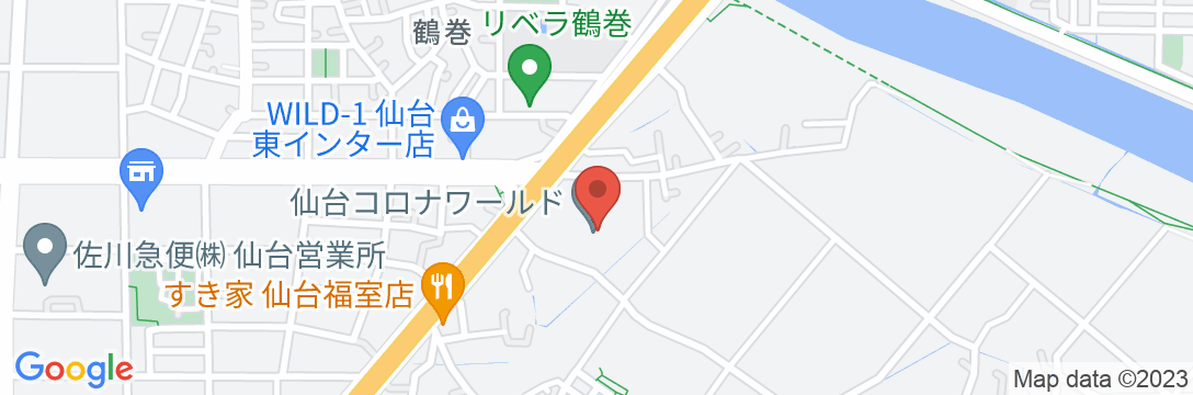 キャッスルイン仙台の地図