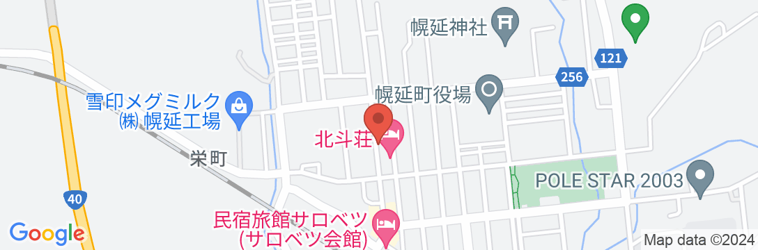 ビジネスホテル北斗荘<北海道>の地図