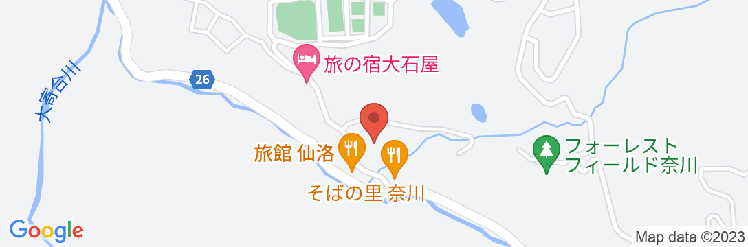 渋沢温泉 ウッディ・もっくの地図