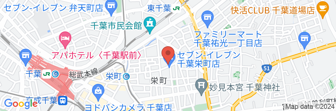 ホテル センチュリー<千葉県>の地図