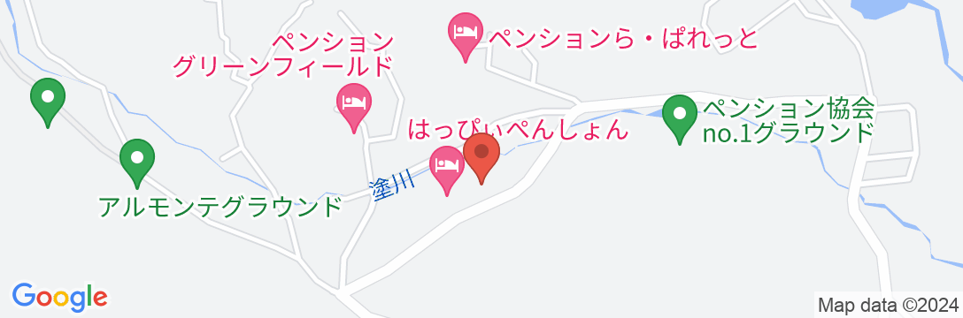 尾瀬武尊高原 ロッジ大品の地図