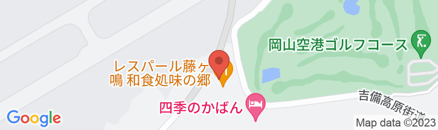 藤ヶ鳴別荘 四季のかばんの地図