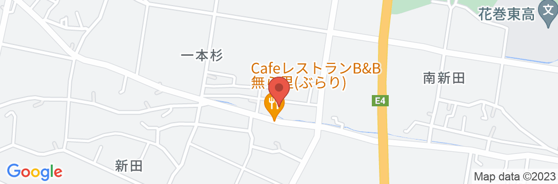 無ら里 CafeレストランB&Bの地図