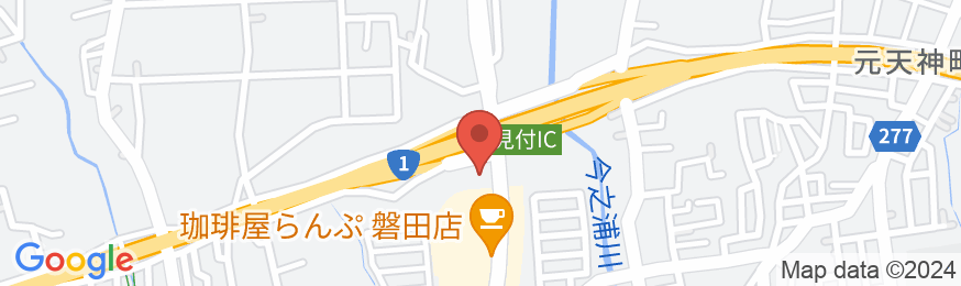 ホテルルートイン磐田インターの地図