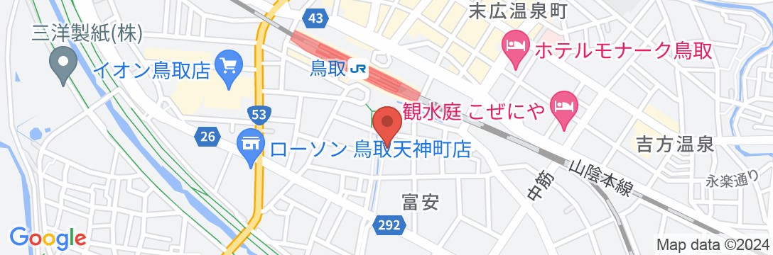 アパホテル〈鳥取駅前南〉(旧アパホテル〈鳥取駅前〉)の地図