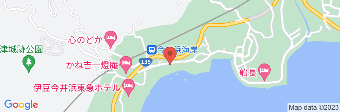 東伊豆・河津・今井浜温泉 汐風の宿 海童の地図