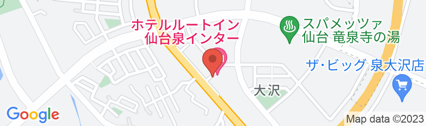 ホテルルートイン仙台泉インターの地図